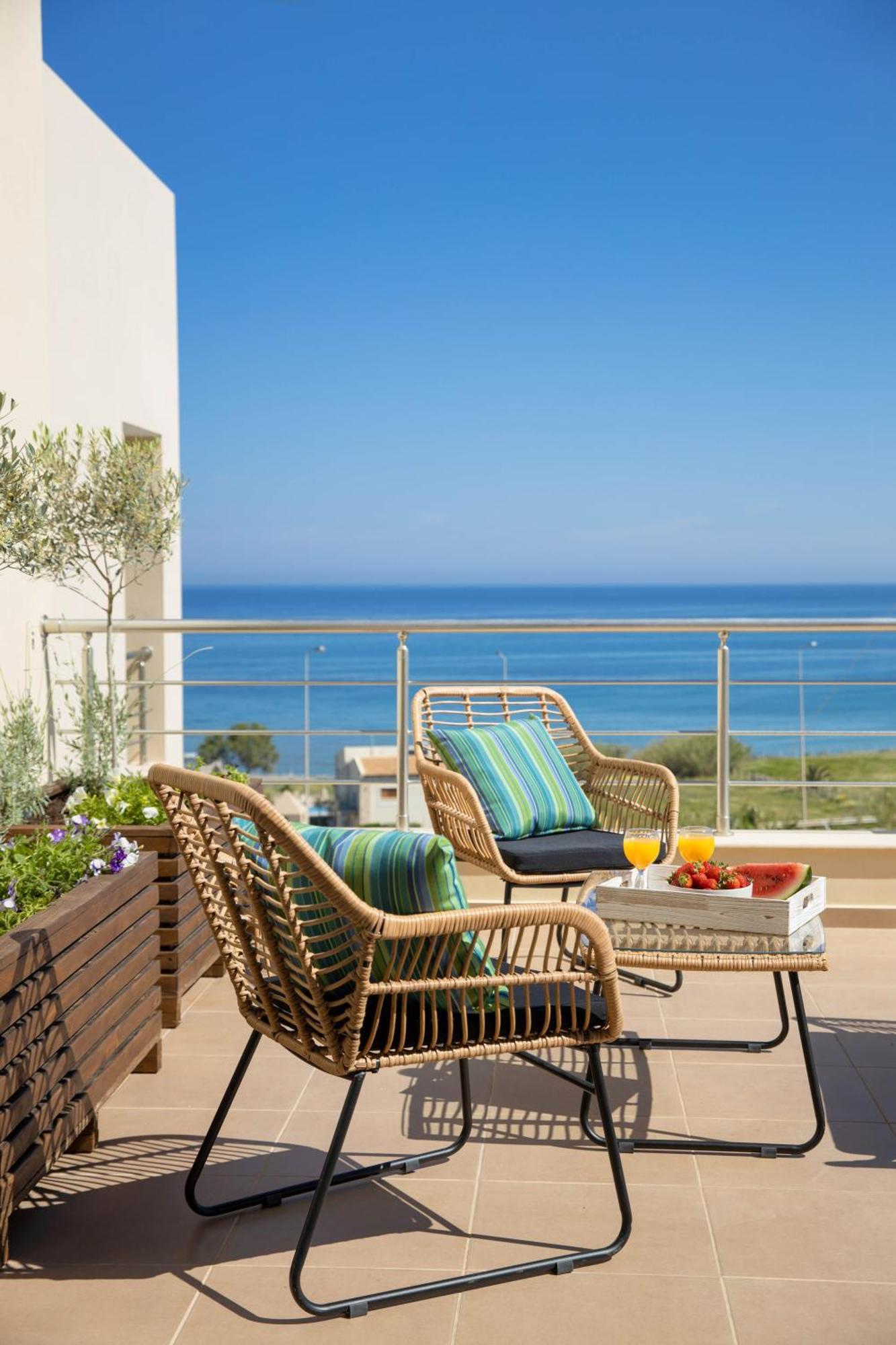 "Peach" - Sea View Maisonette By Sky Hill Resorts Pangalochori Экстерьер фото
