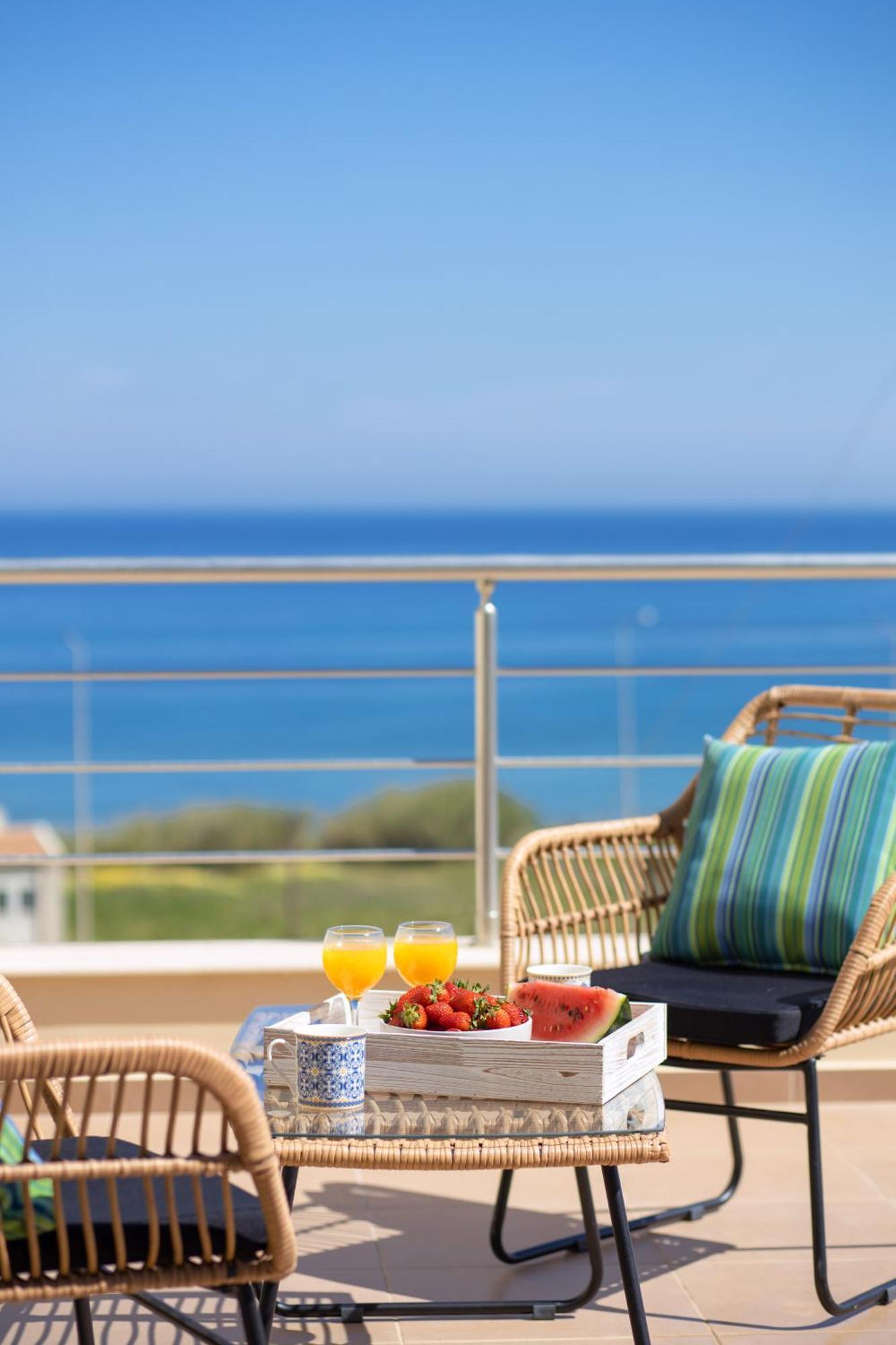 "Peach" - Sea View Maisonette By Sky Hill Resorts Pangalochori Экстерьер фото