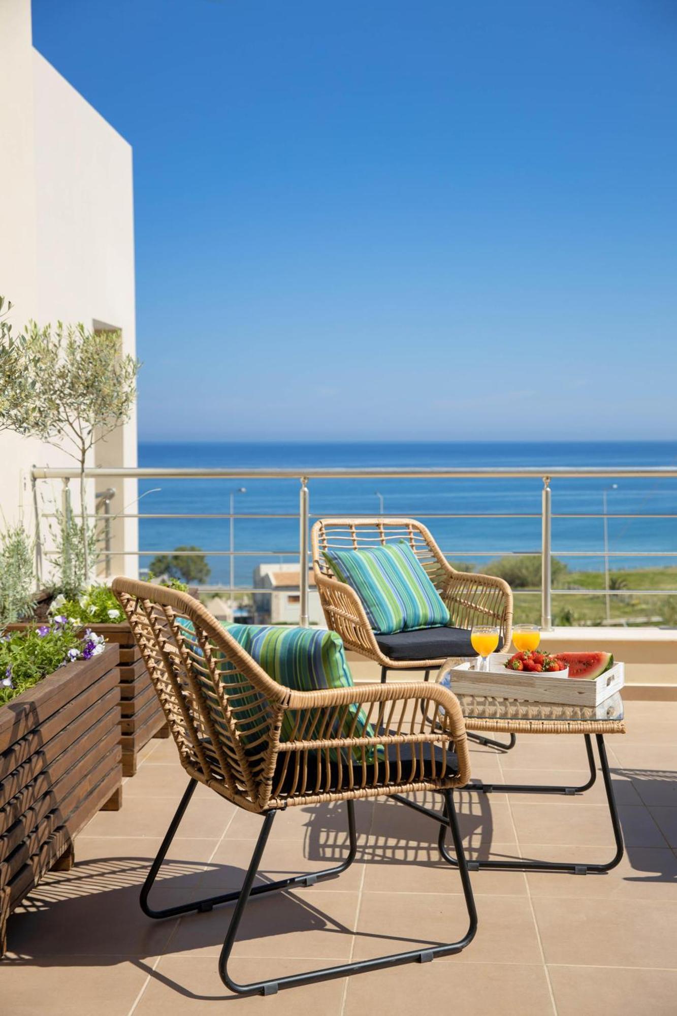 "Peach" - Sea View Maisonette By Sky Hill Resorts Pangalochori Экстерьер фото